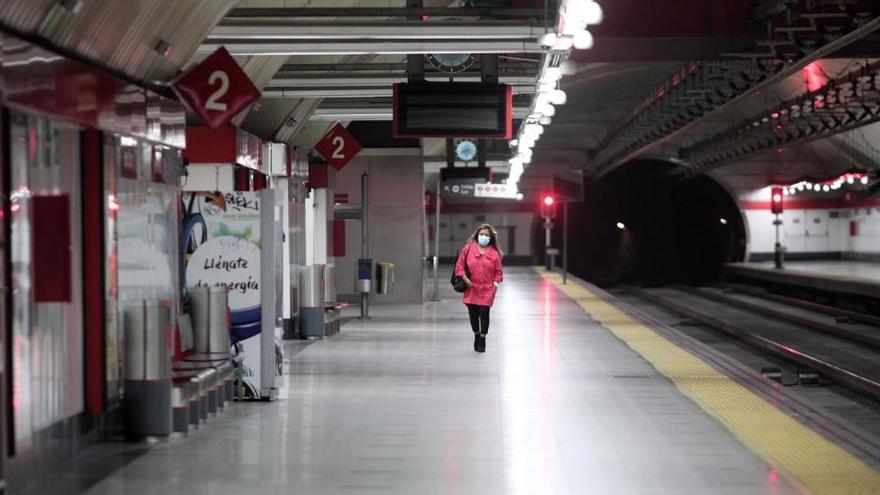 Estación de Nuevos Ministerios, en Madrid.