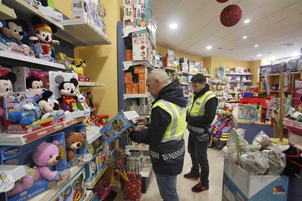 Inspeccions a botigues de joguines de Girona