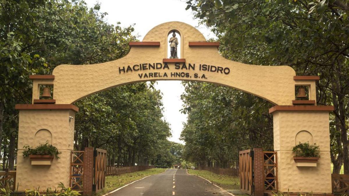 Entrada a la hacienda fundada por el emigrante gallego.