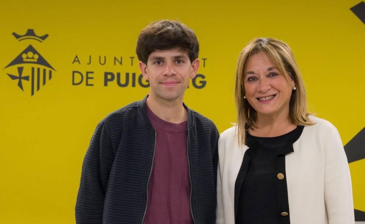 Roger Comellas i Eva Serra, en el darrer plenari