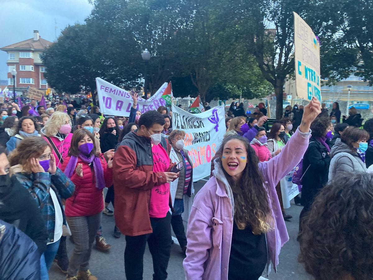 Manifestación del 8M en Gijón