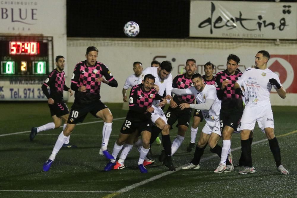 El cuadro santaeulaliense alcanza por primera vez la tercera ronda de la Copa del Rey tras lograr la clasificación en un trabajado encuentro