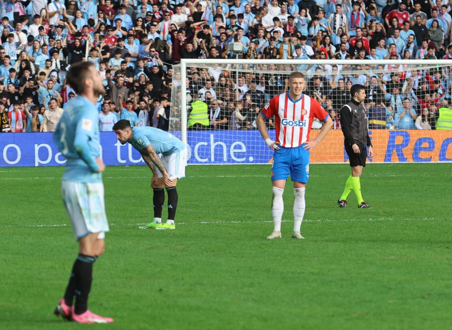 De la fiesta inicial a la decepción: las mejores imágenes del Celta-Girona