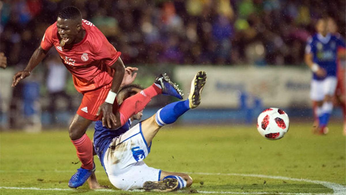 Vea el gran partido que hizo Vinicius ante el Melilla