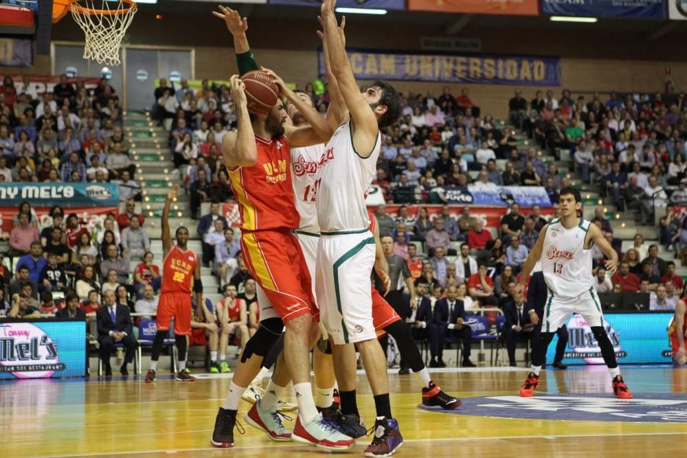 Baloncesto: El UCAM Murcia - Sevilla, en fotos