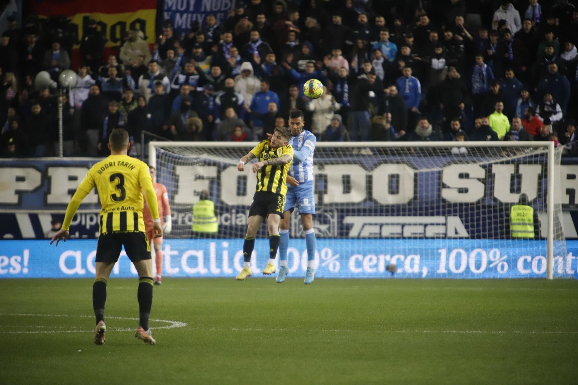 El Málaga CF - Real Oviedo, en imágenes