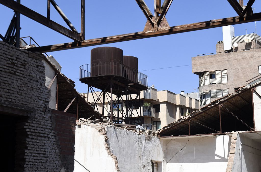 Así van las obras en la segunda fase de la Cárcel Vieja de Murcia