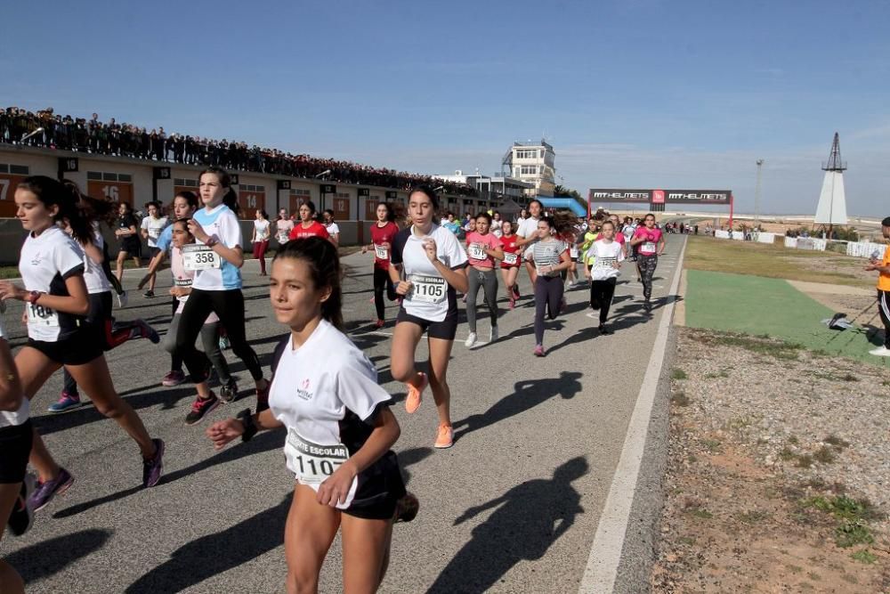 Cross Escolar Cartagena en el Circuito de Velocida