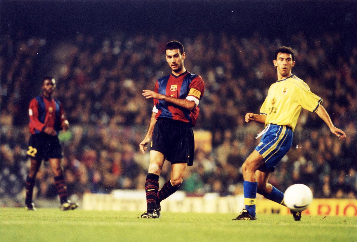 Guardiola en la temporada 1998-99