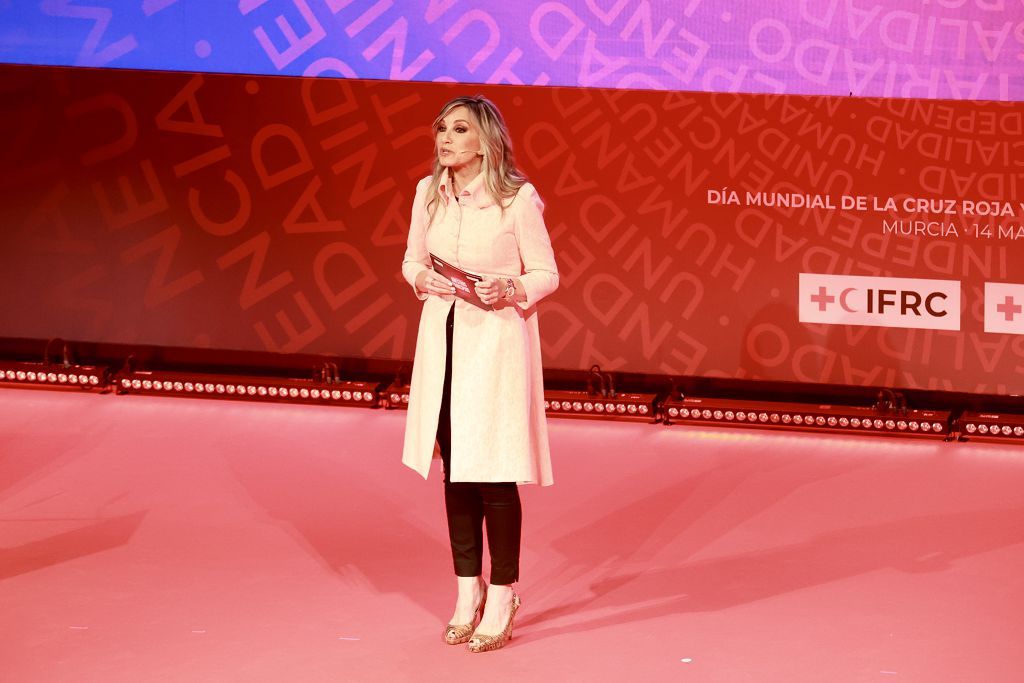 Las imágenes de la reina Letizia en el acto en Murcia por el Día Mundial de la Cruz Roja