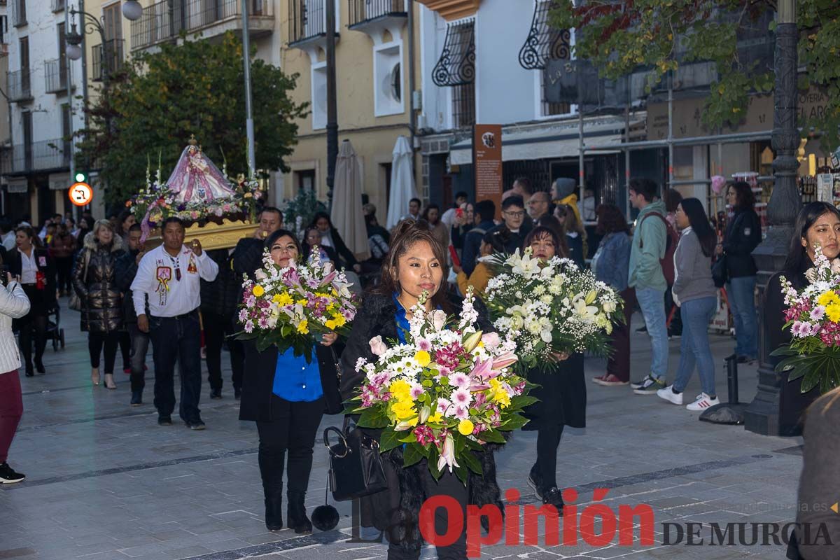 La comunidad ecuatoriana en Caravaca celebra la Virgen de ‘El Quinche’