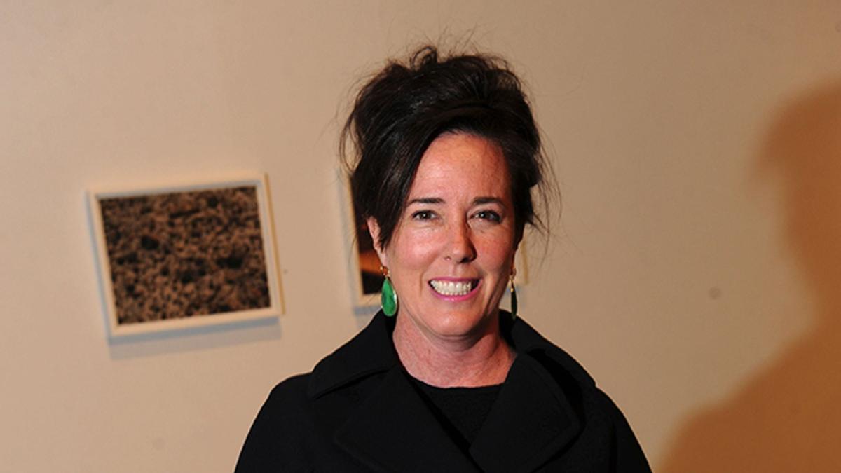 La diseñadora Kate Spade en una exposición en Nueva York