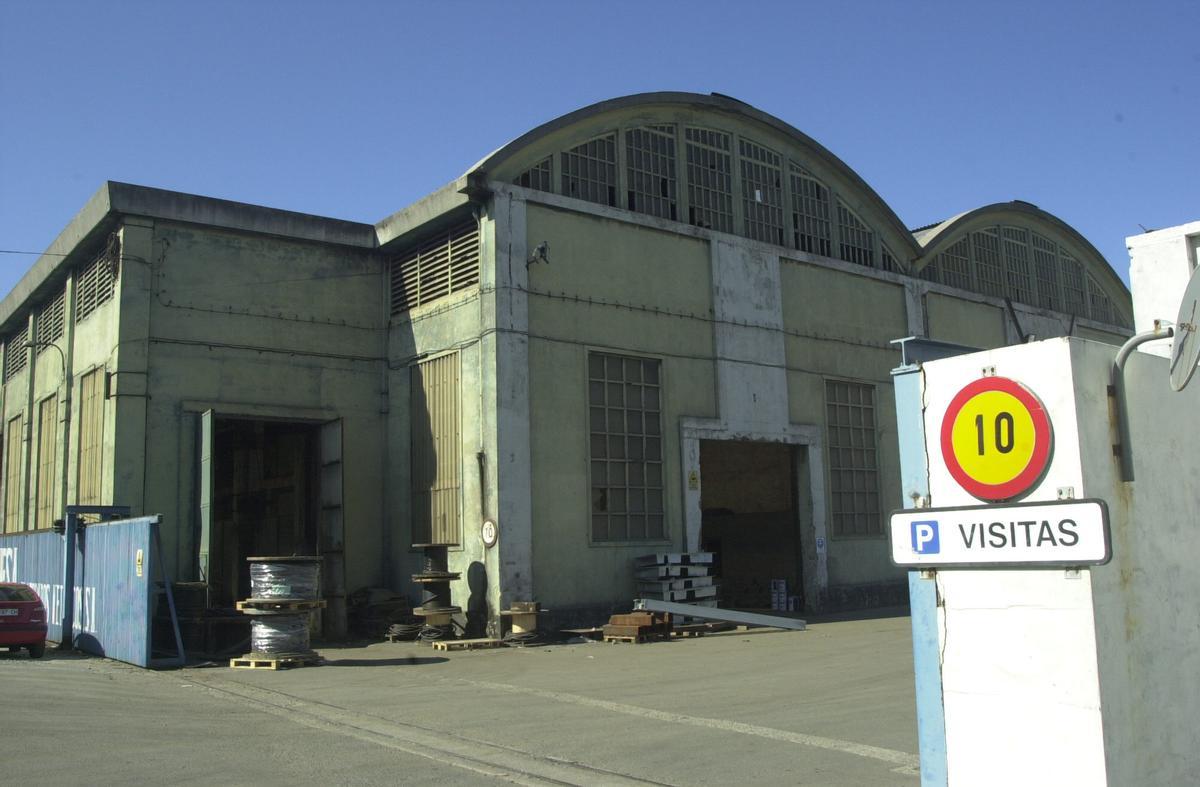 Antigua factoría de Emesa de Agrela, fotografiada a principios de la década del 2000