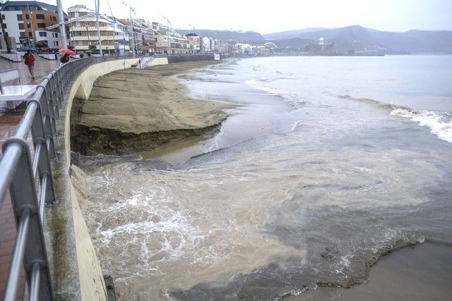 Domingo de lluvias en Gran Canaria por el paso de la tormenta 'Hermine'