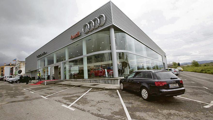 Instalaciones de Audi en Lugones.