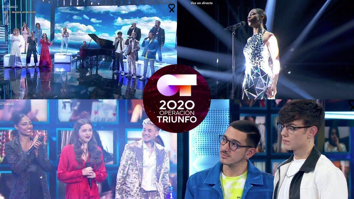 Algunos de los momentazos de la gala 11 de 'OT 2020'