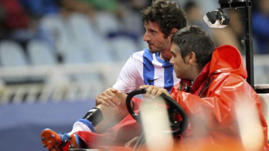 Esteban Granero será baja ante el Málaga al sufrir la temible &#039;triada&#039;.