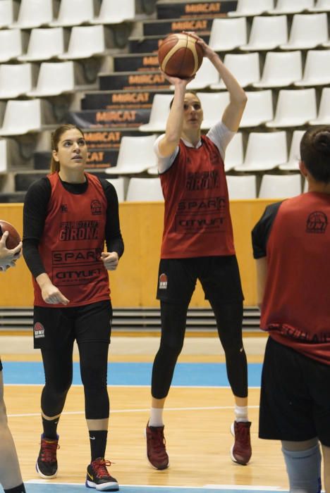 «Media Day» de l'Spar Citylift Girona abans de la Copa de la Reina