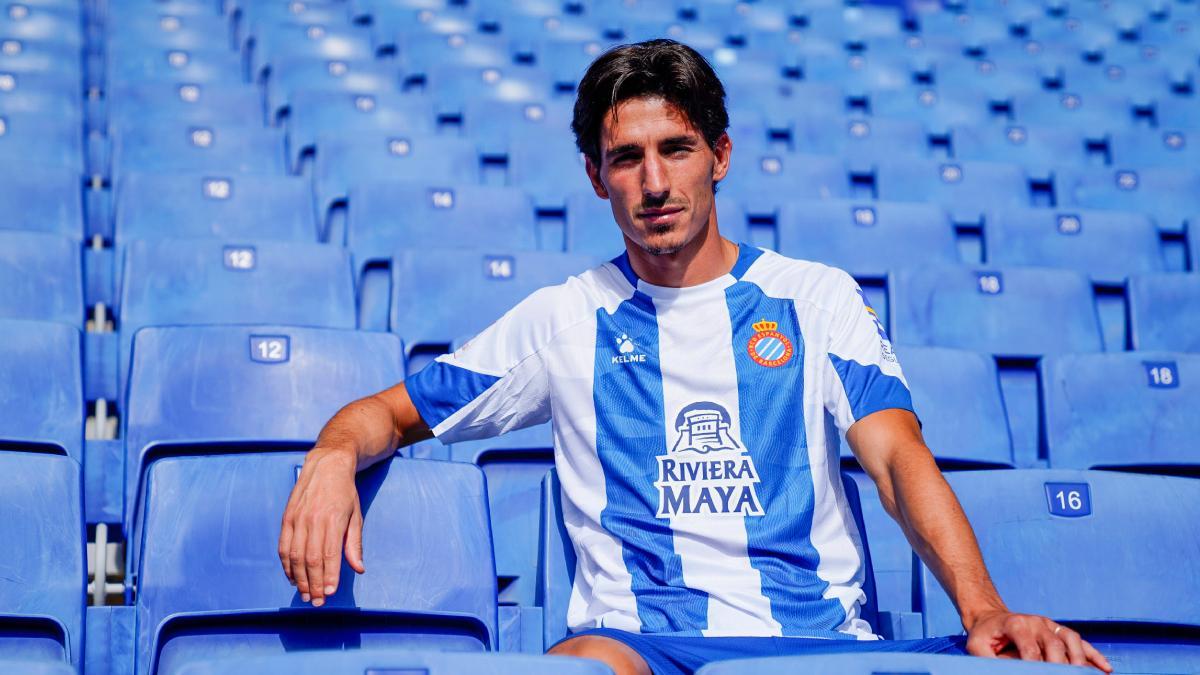 Pere Milla, el día de su presentación con el Espanyol