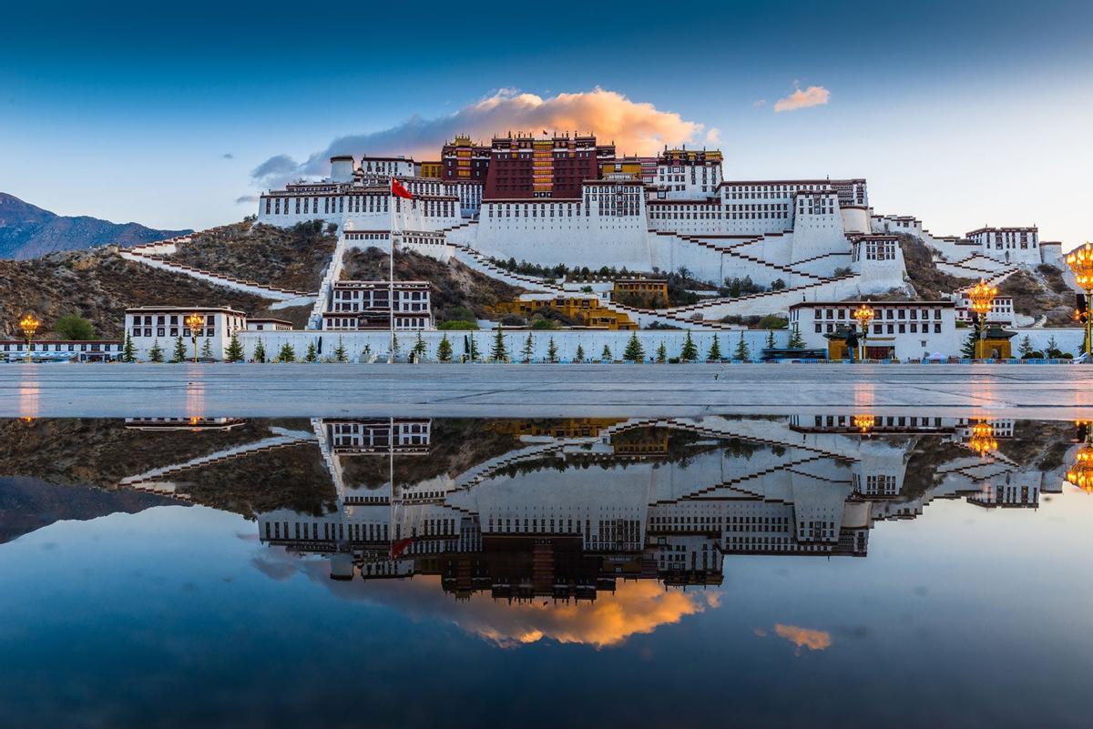 Potala en el Tíbet