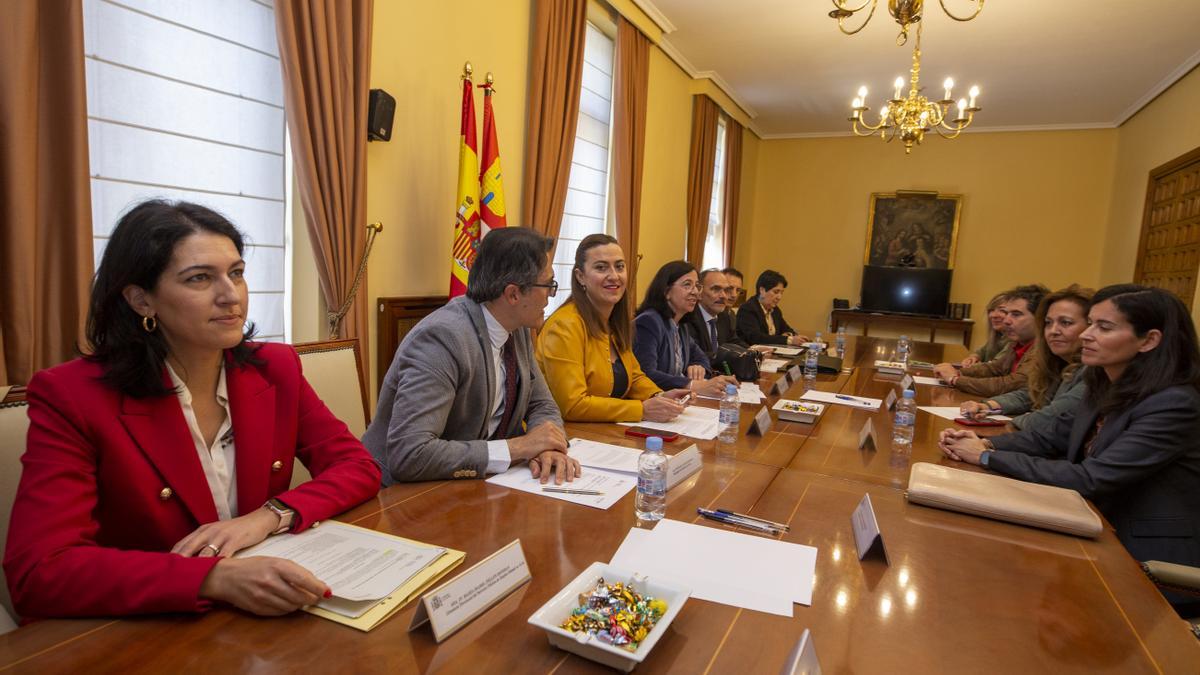 La delegad del Gobierno preside en Ávila la reunión del Consejo de Empleo Agrario
