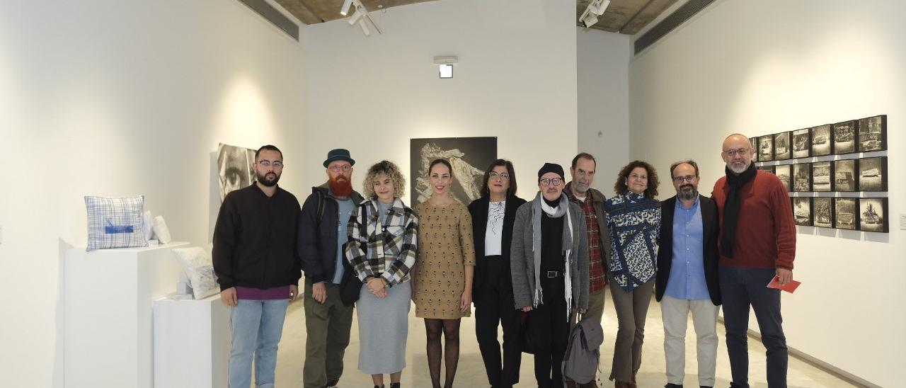 Algunos de los artistas, durante la presentación