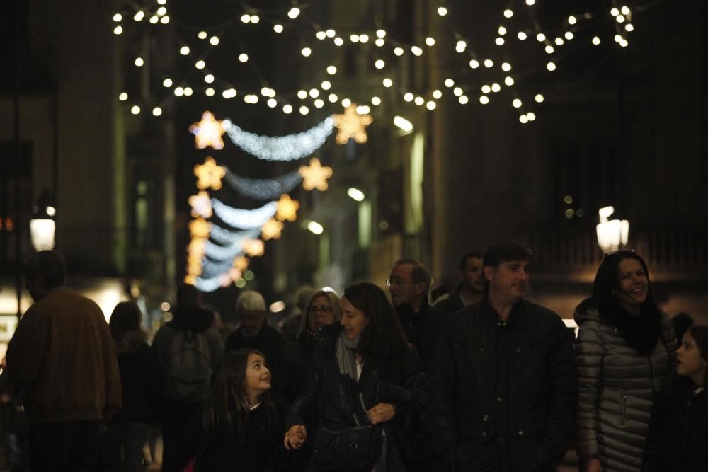 Encesa dels llums de Nadal a Girona