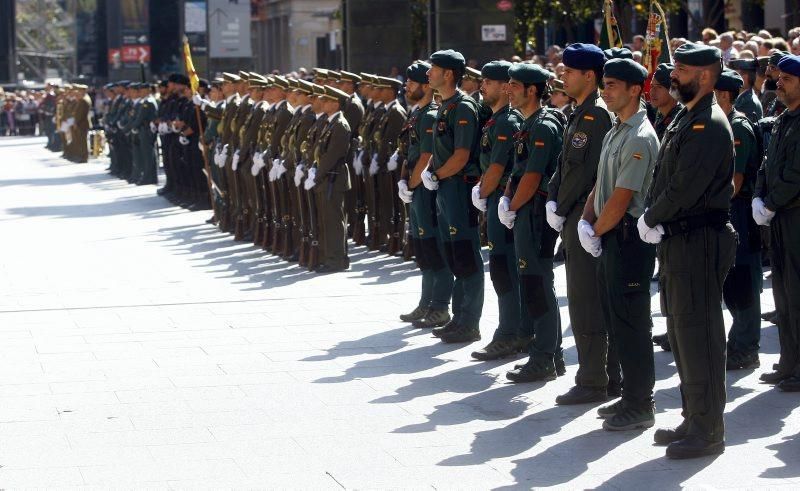 La Guardia Civil rinde homenaje a la Virgen del Pilar, su patrona.