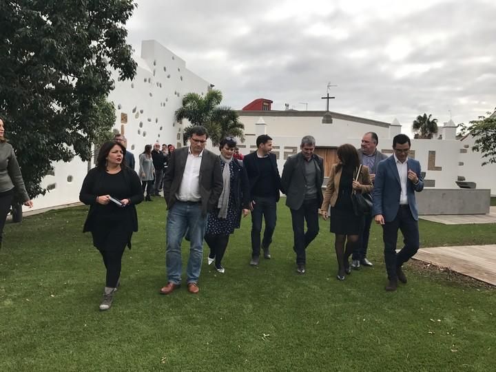 Visita de Fernando Clavijo a Telde