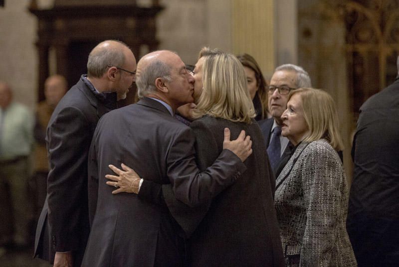 Misa celebrada en la Catedral de València en el primer aniversario de la muerte de la exalcaldesa