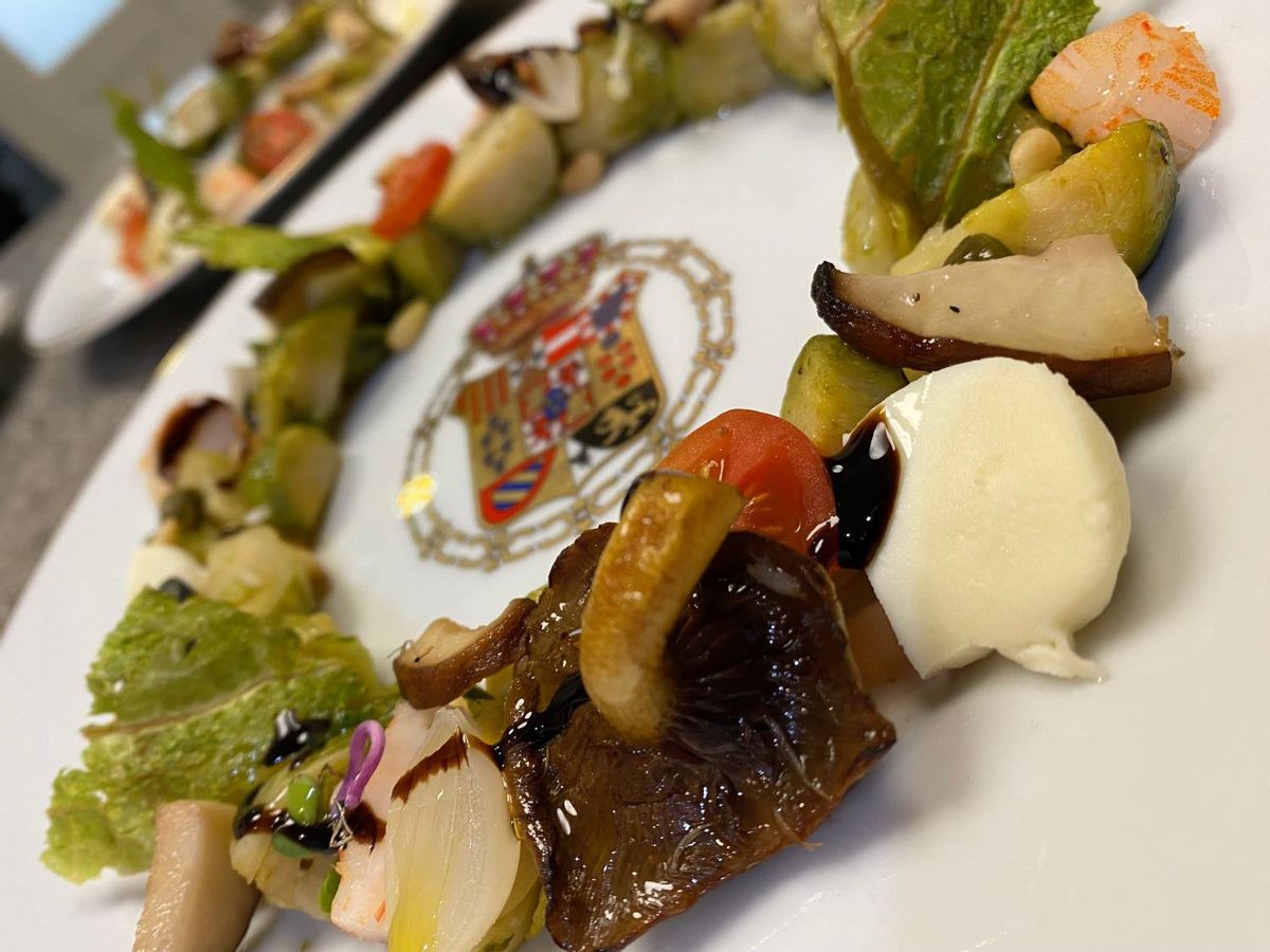 Uno de los platos elaborados por Isaac Bernal Carbajo.