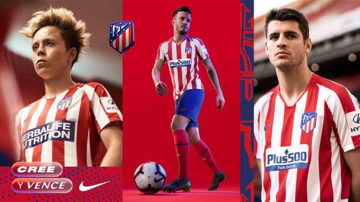 La publicidad de la nueva camiseta del Atlético de Madrid