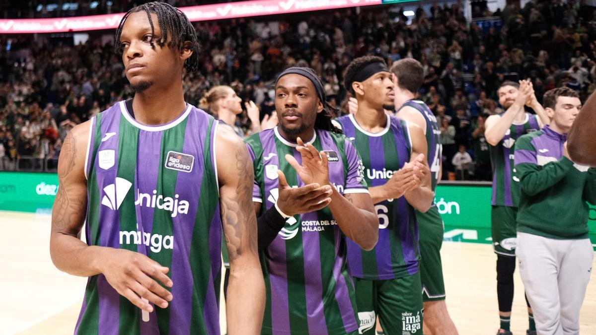 El Unicaja perdió ante el Real Madrid.