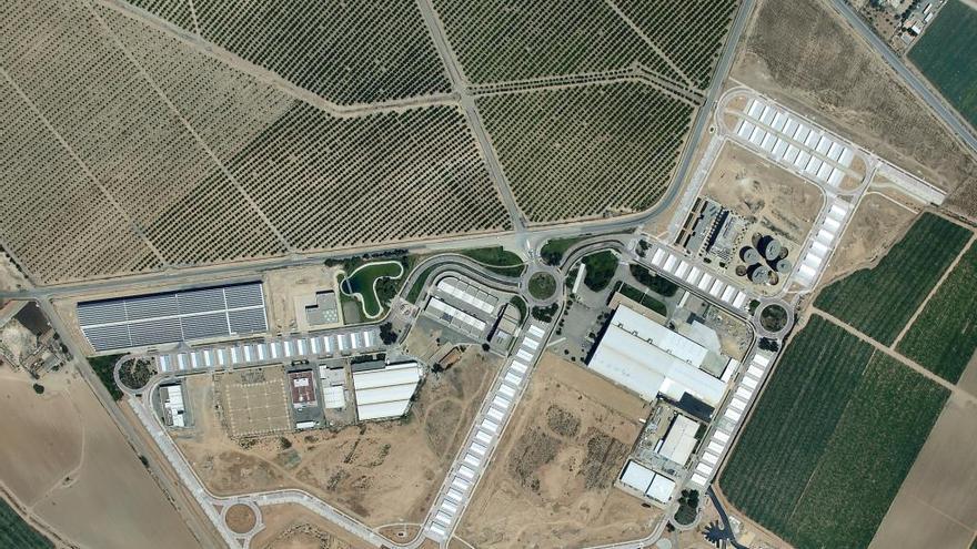 Vista aérea del Parque Tecnológico de Fuente Álamo.