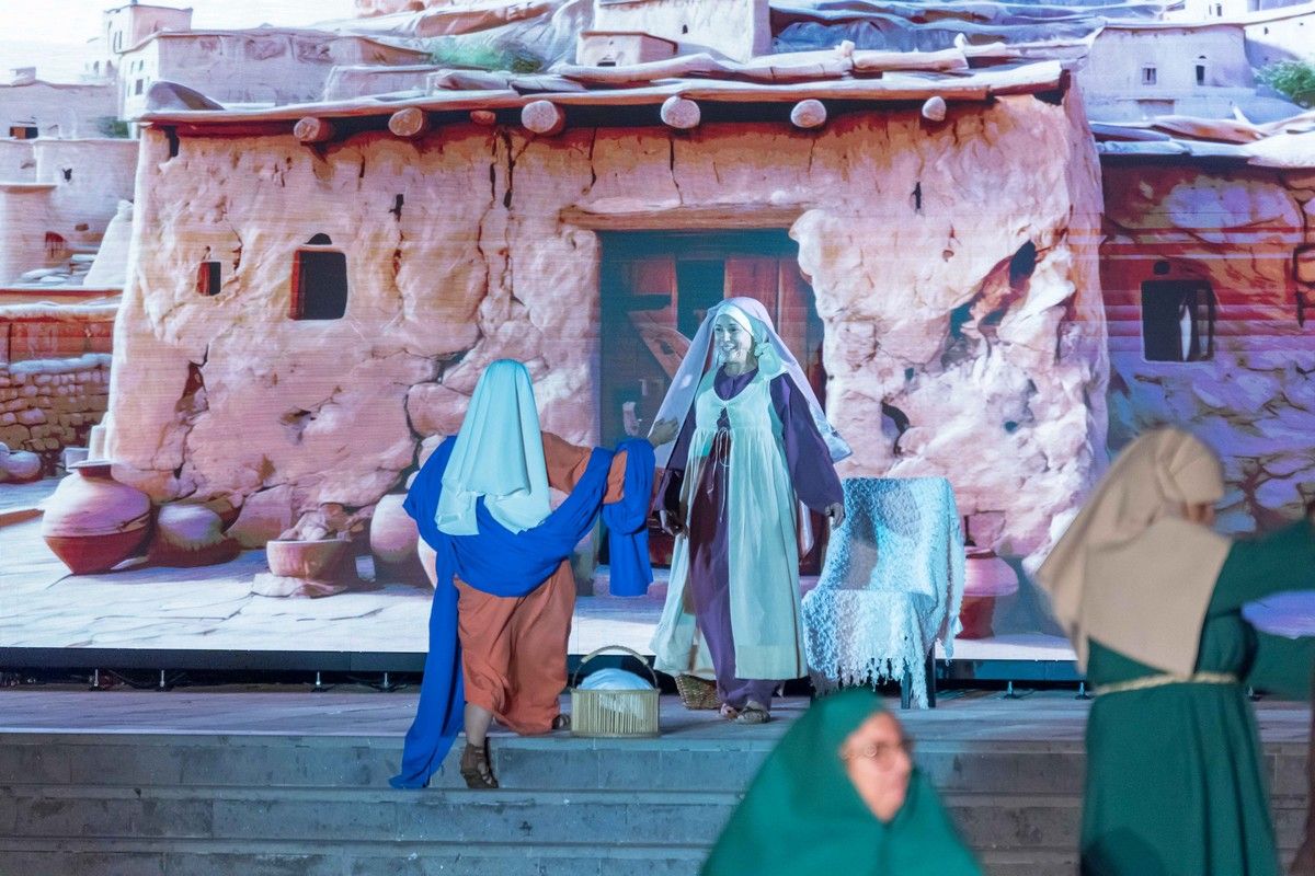 Casa Pastores representó el belén viviente