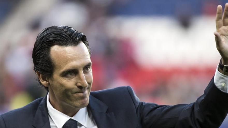 El técnico vasco del PSG Unai Emery