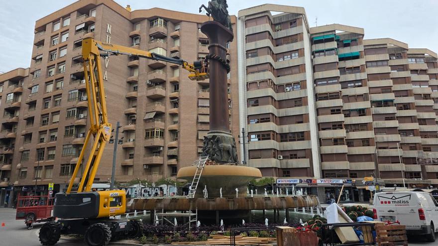 El Óvalo de Lorca también se viste de Navidad
