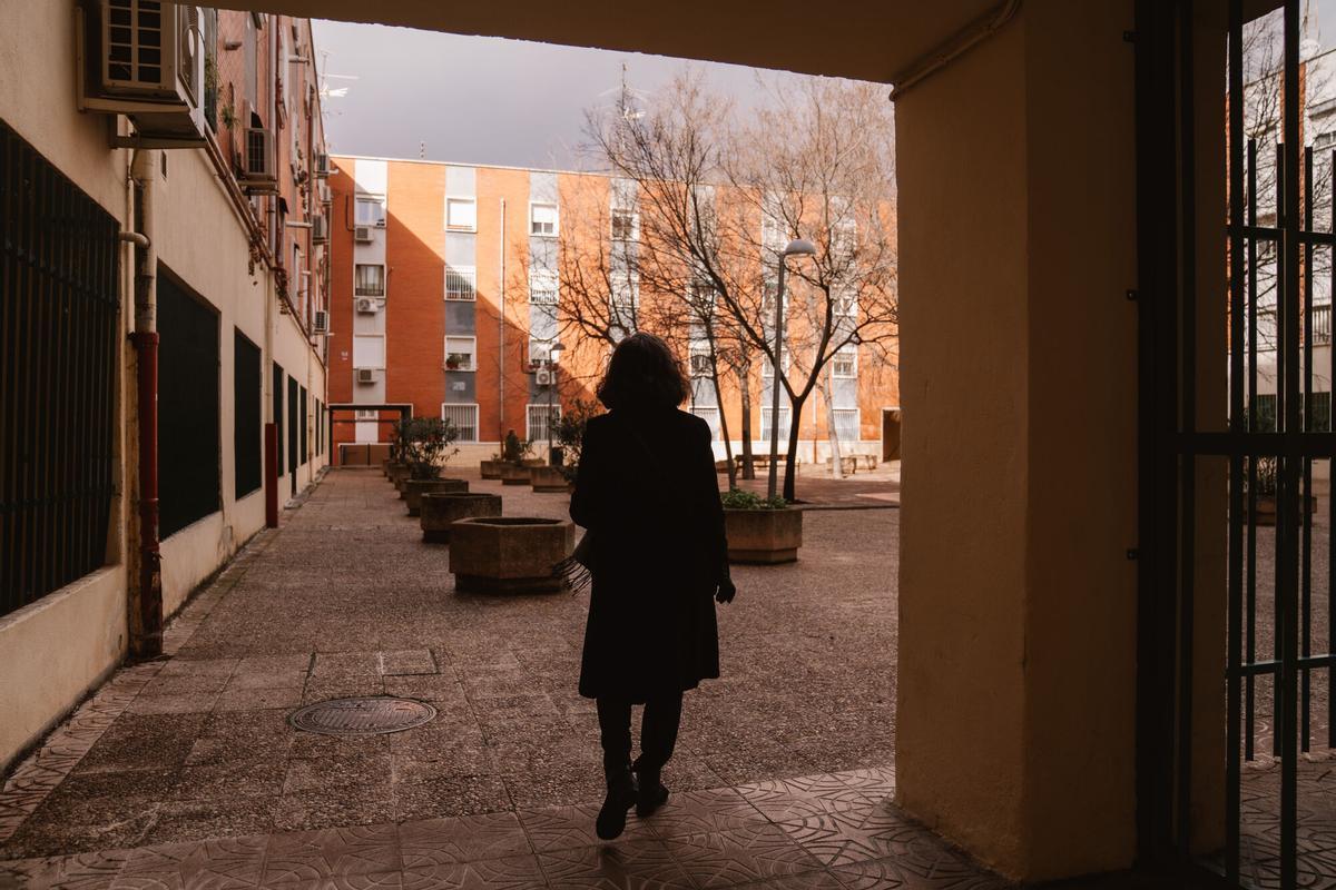 26.01.2026. MADRID. La escritora Pilar Montero publica su libro “La hija del escrutinador”, ambientado en Vallecas. Foto: Alba Vigaray