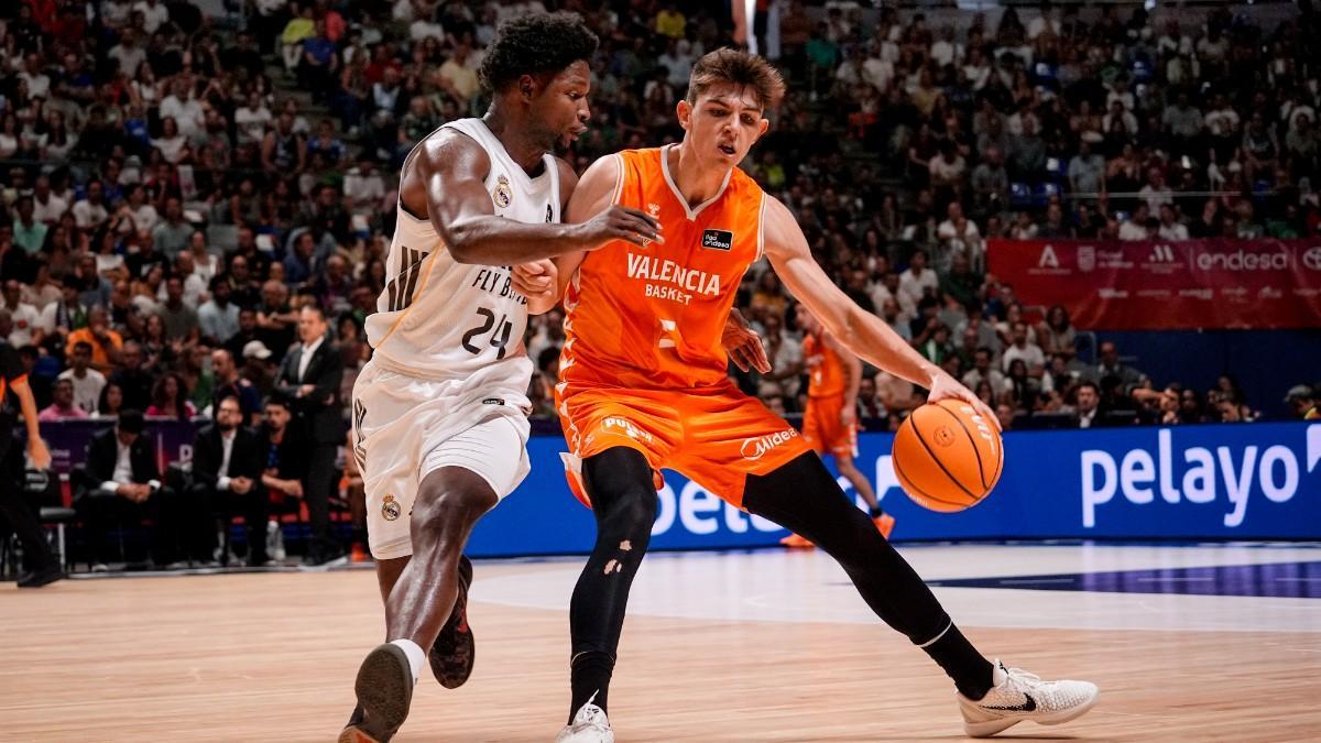 Sergio de Larrea, en la última final de la Supercopa Endesa