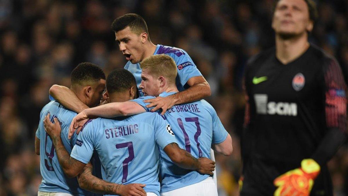 jdiazmanchester city players celebrate the opening goal191127004230