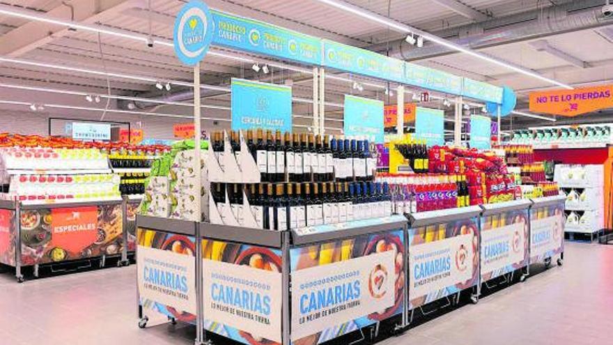 Detalle de algunos de los artículos locales que comercializa ALDI.