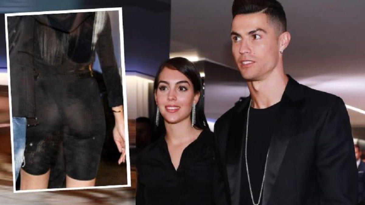 Georgina Rodríguez con el tanga al aire en una fiesta de Cristiano Ronaldo