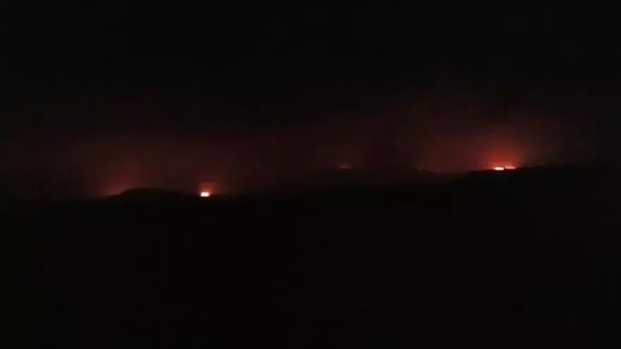 Vídeo | Incendio forestal en las Cinco Villas