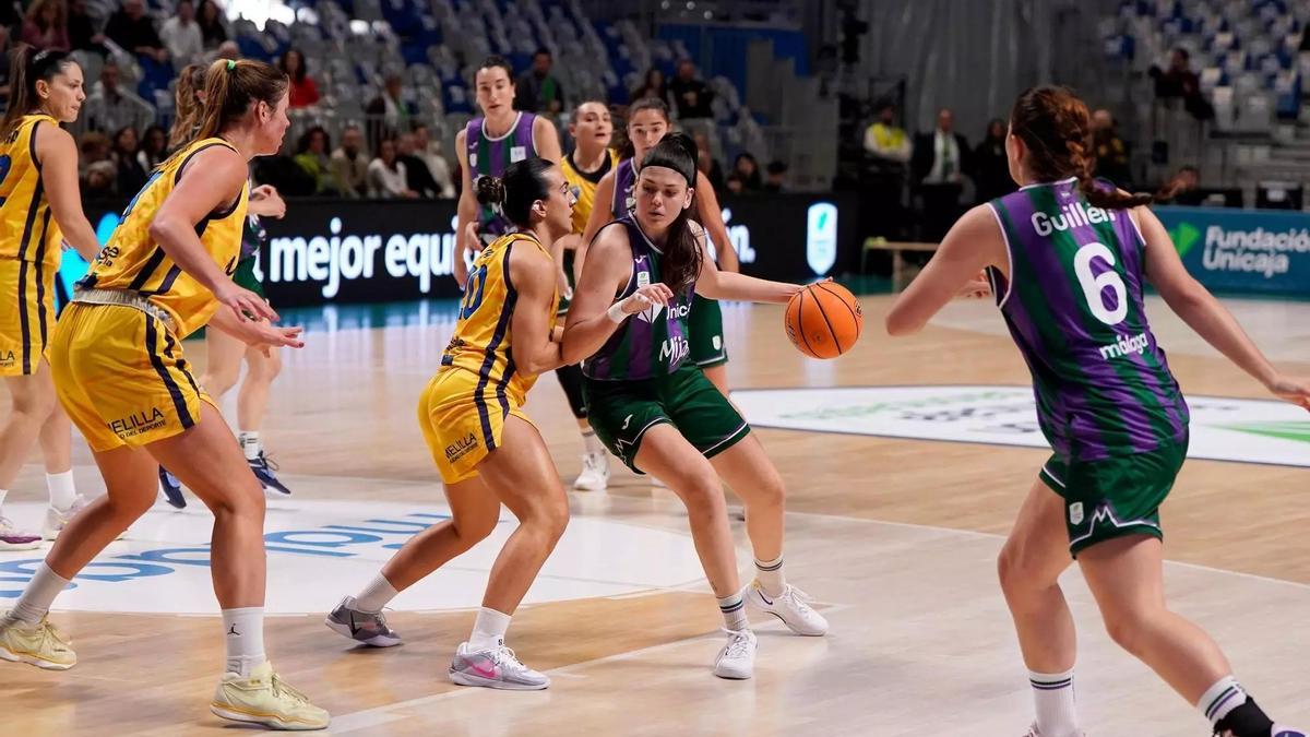 Imagen de un partido anterior del Unicaja Mijas.
