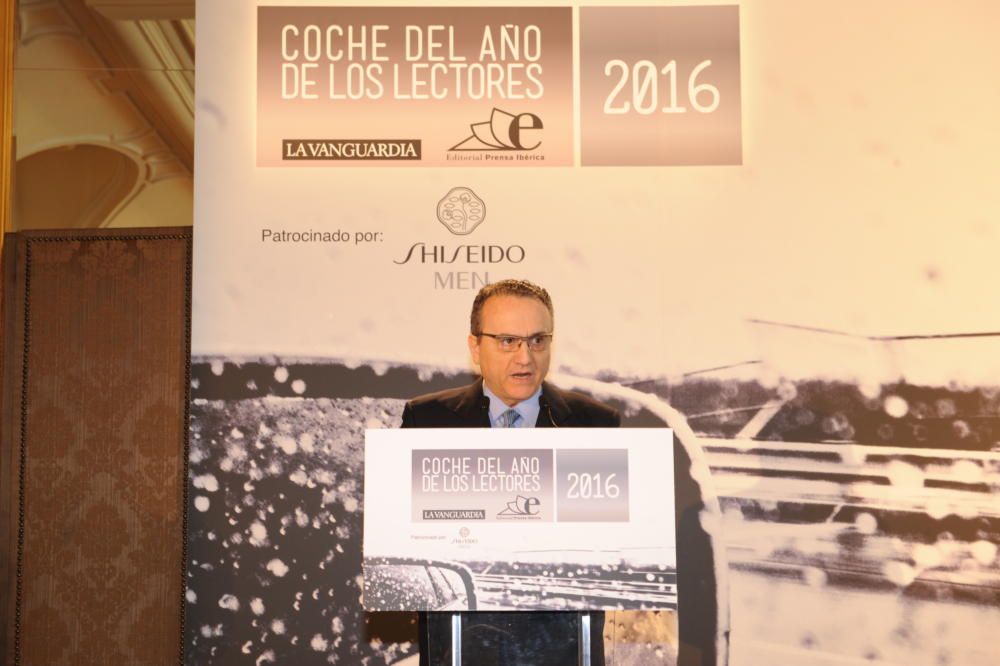 Entrega de los premios Coche del Año de Los Lectores 2016