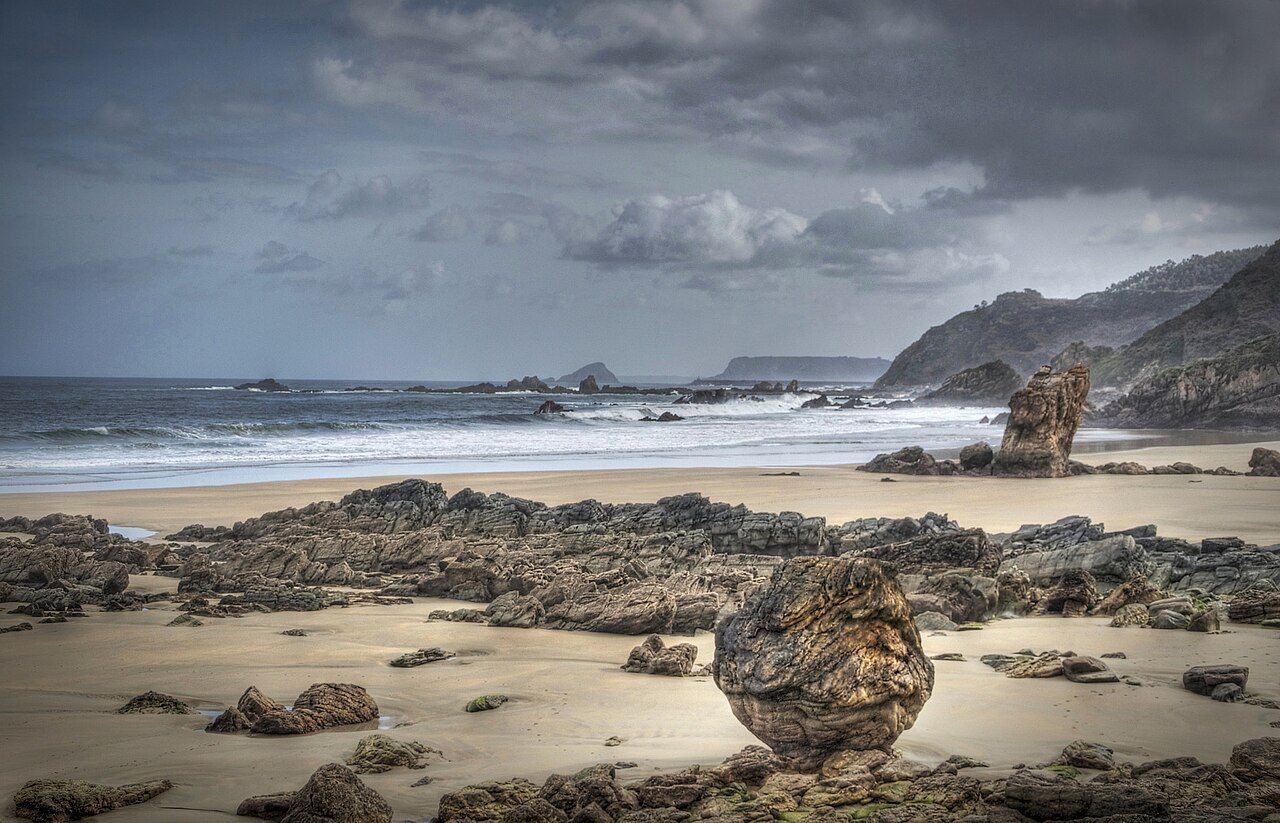 Playa de Aguilar en Asturias