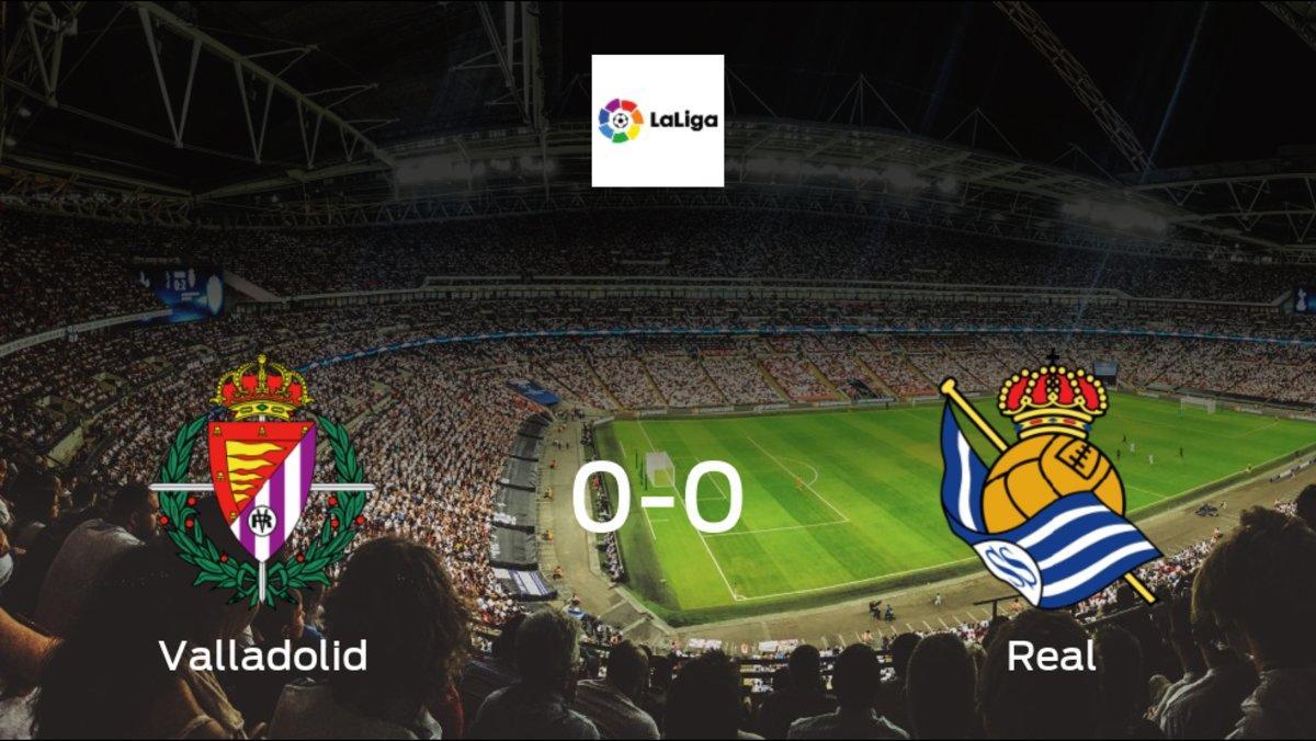 Real Valladolid and Real Sociedad ended the game with a 0-0 draw at José Zorrilla