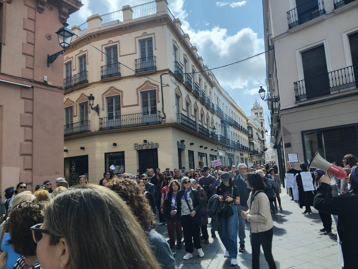 Manifestación del 8M desde Plaza Nueva a la Alameda.