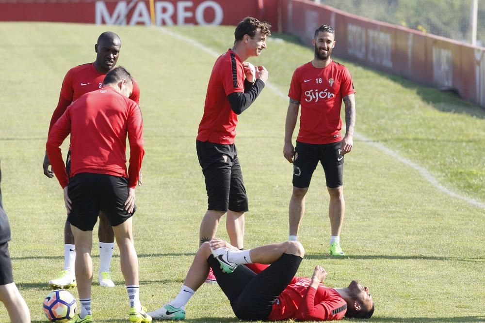 Entrenamiento del Sporting