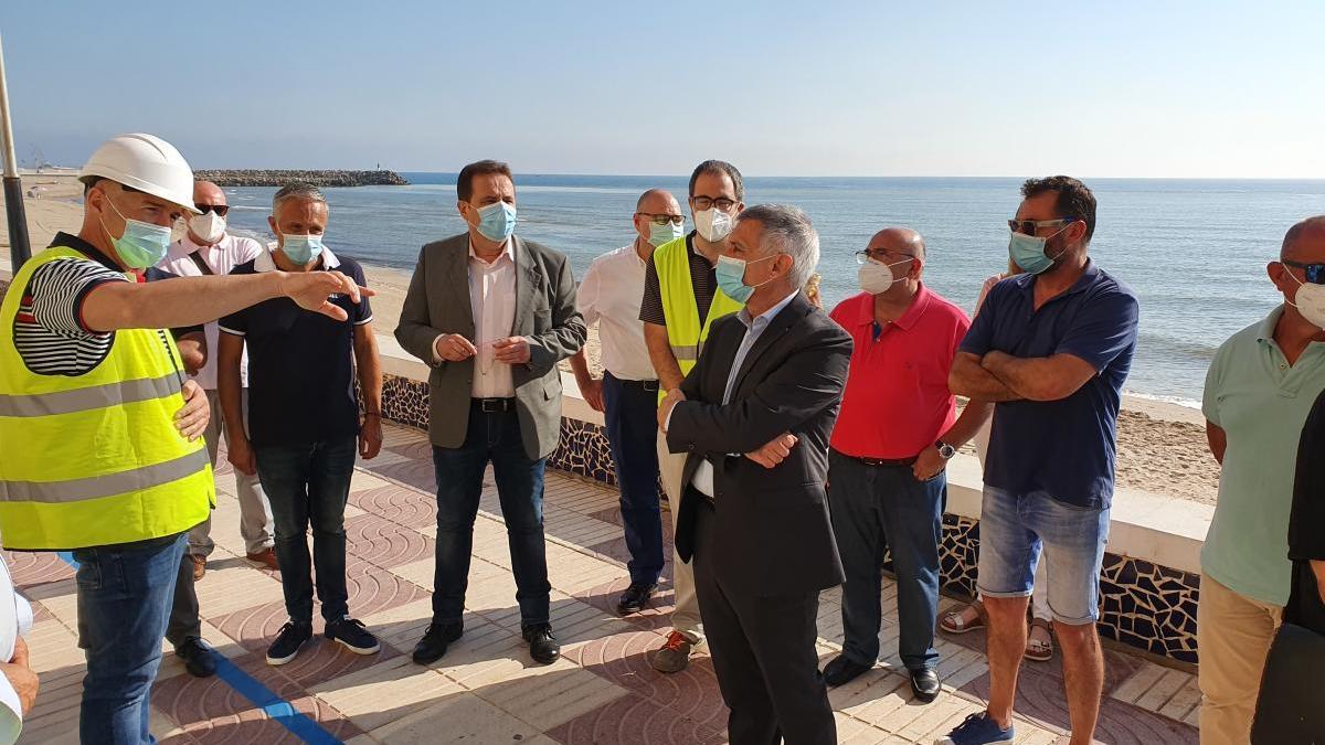 Sueca reclama agilizar las obras de restauración del paseo marítimo